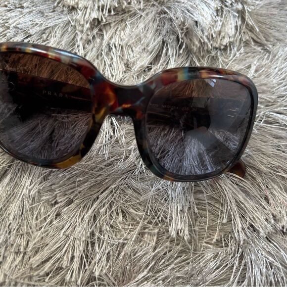 Prada PR 17PS Sunglasses oversize gradient dress glasses round accessory eyewear - Picture 3 of 10